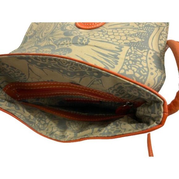 Tignanello Orange Small Crossover Bag - Picture 4 of 4